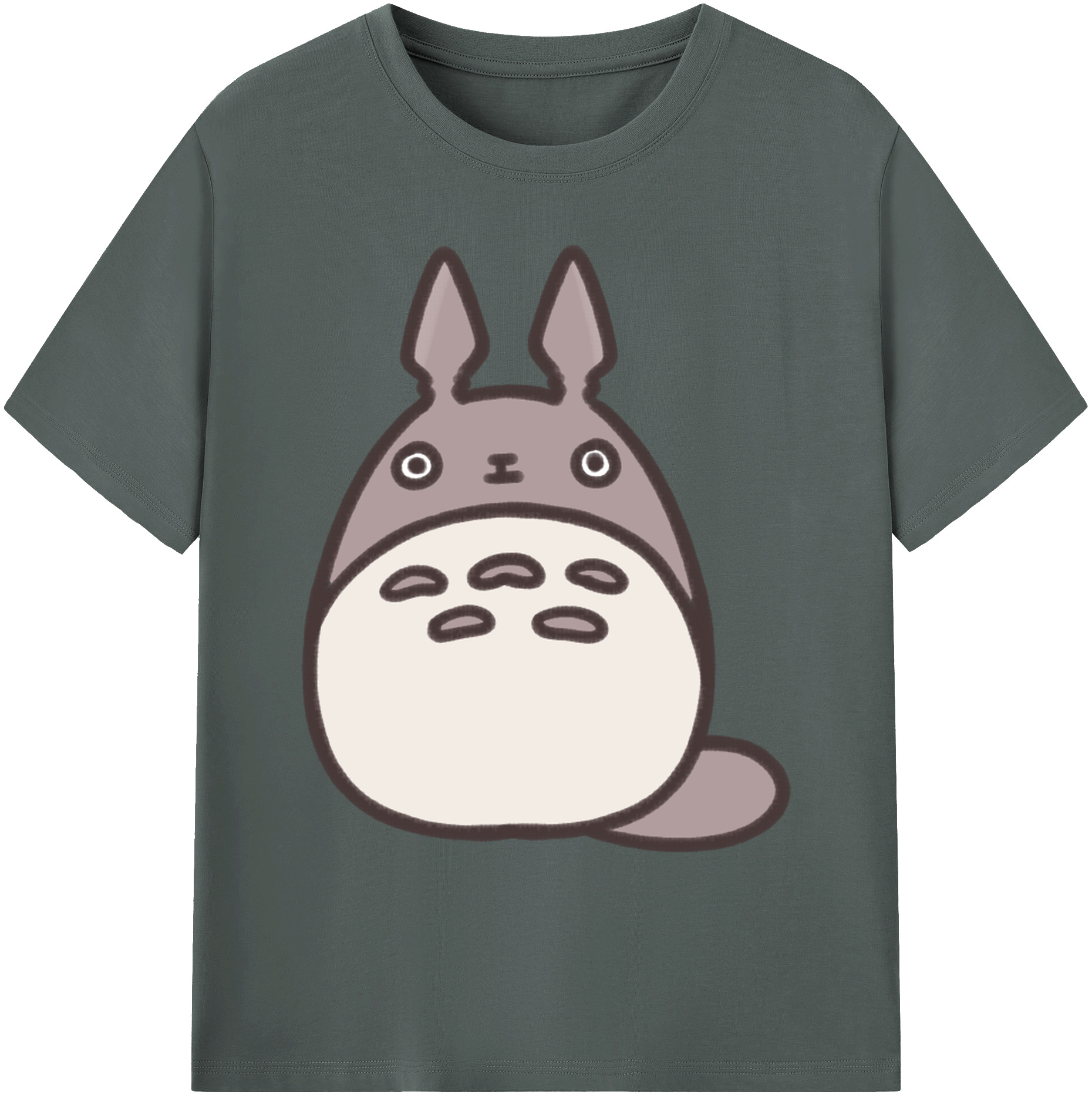 （画像用） となりのトトロ 草壁メイ 草壁サツキ My Neighbor Totoro Satsuki Kusakabe Mei Kusakabe 綿100％ メンズ半袖Tシャツ｜肌触りやわらか＆通気性